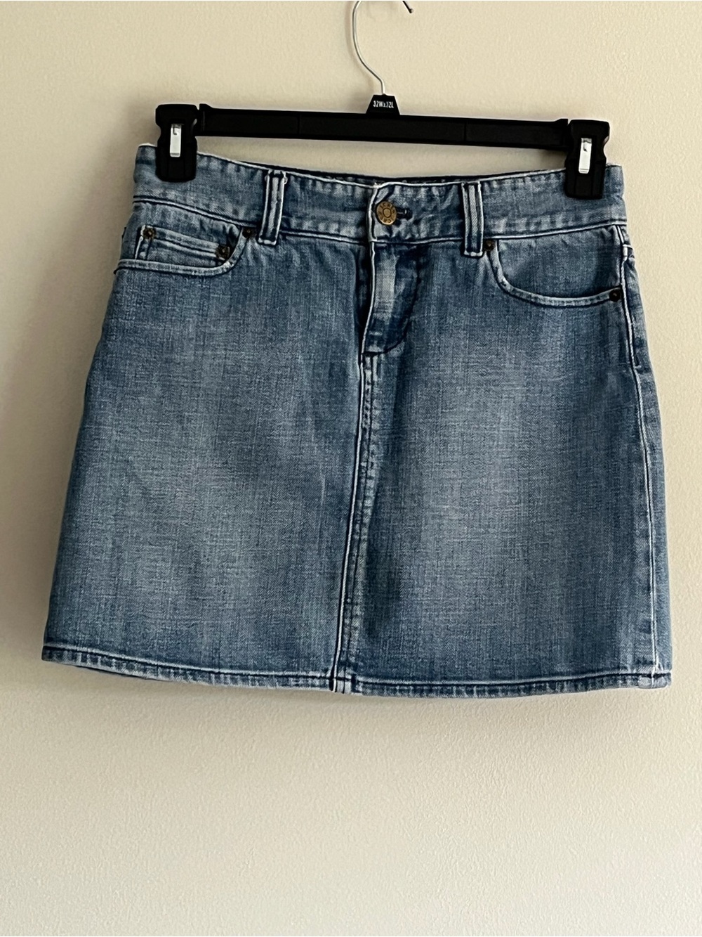 Vintage J. Crew Blue Denim Mini Skirt